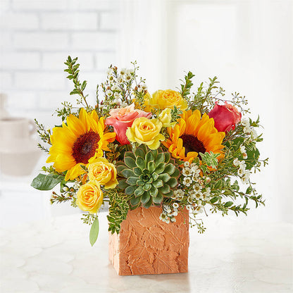 Sunflower Season Bouquet –  Eastland Heaven Sent Floral, Eastland TX