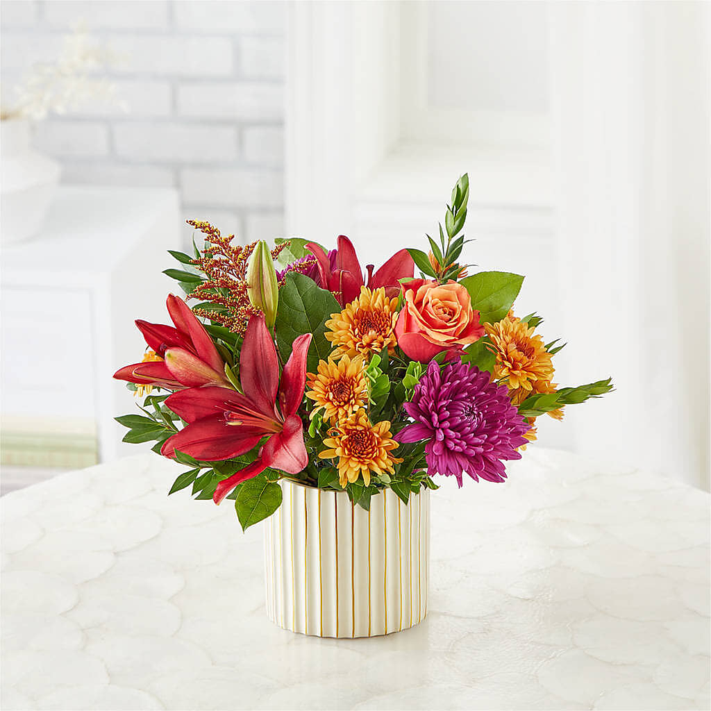 Burgundy Landscape Bouquet –  Eastland Heaven Sent Floral, Eastland TX