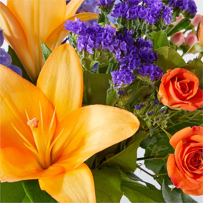 Radiant Citrus Bouquet –  Eastland Heaven Sent Floral, Eastland TX
