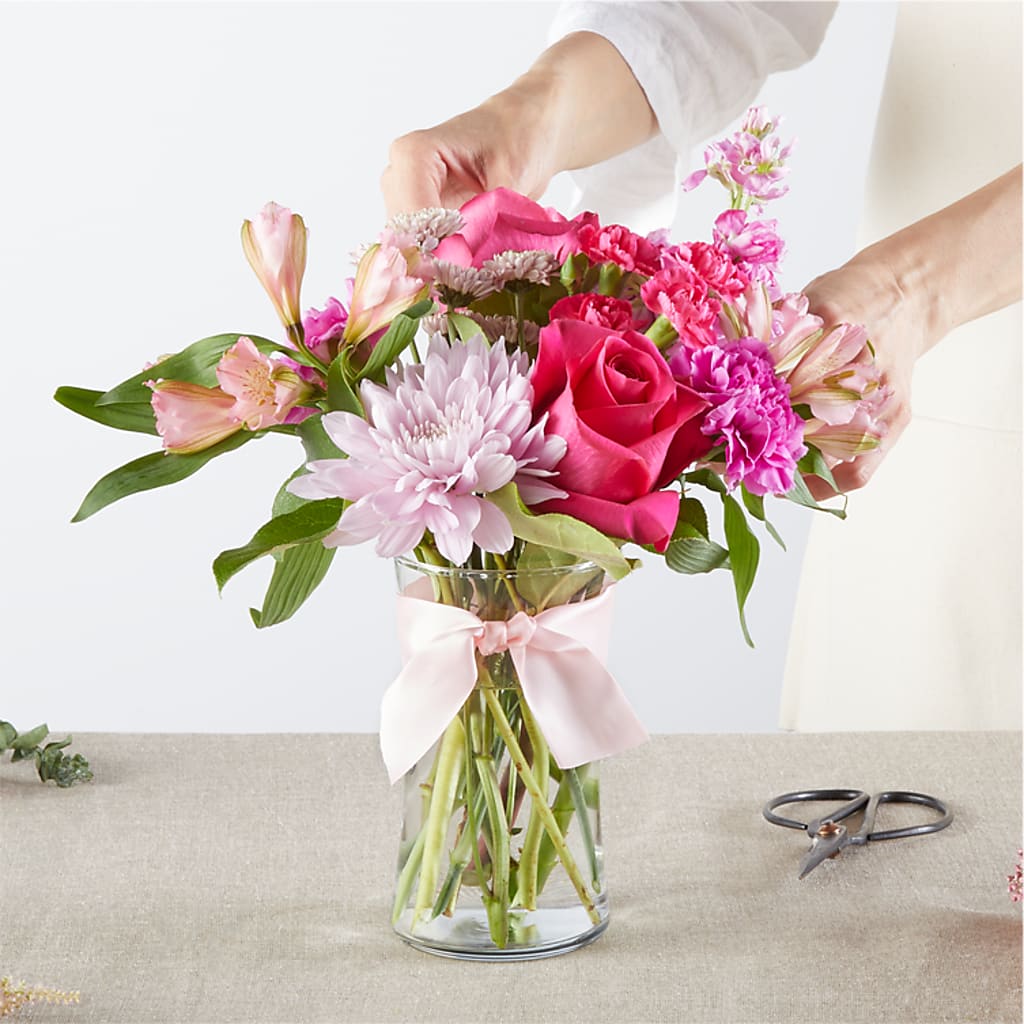 Pink Ribbon - A Florist Original –  Eastland Heaven Sent Floral, Eastland TX