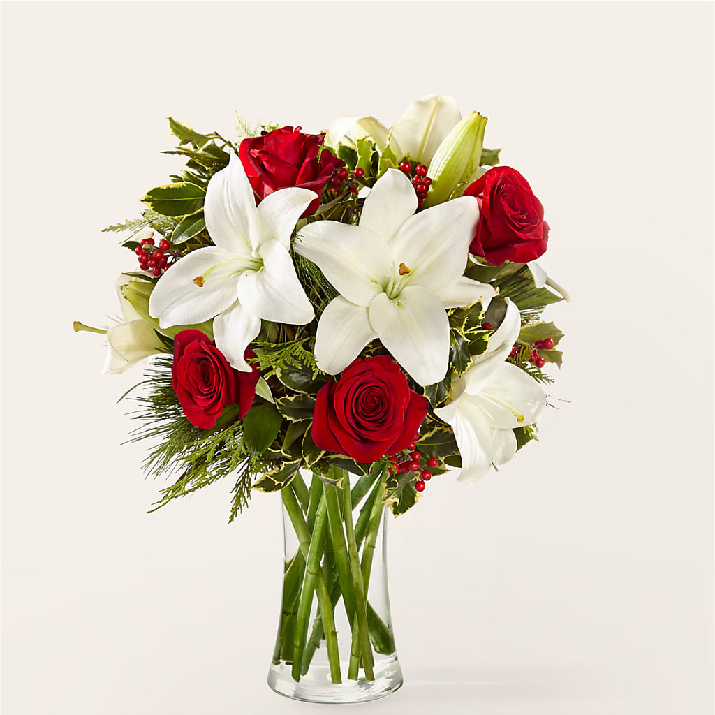 Sparkling Snowflakes Bouquet –  Eastland Heaven Sent Floral, Eastland TX