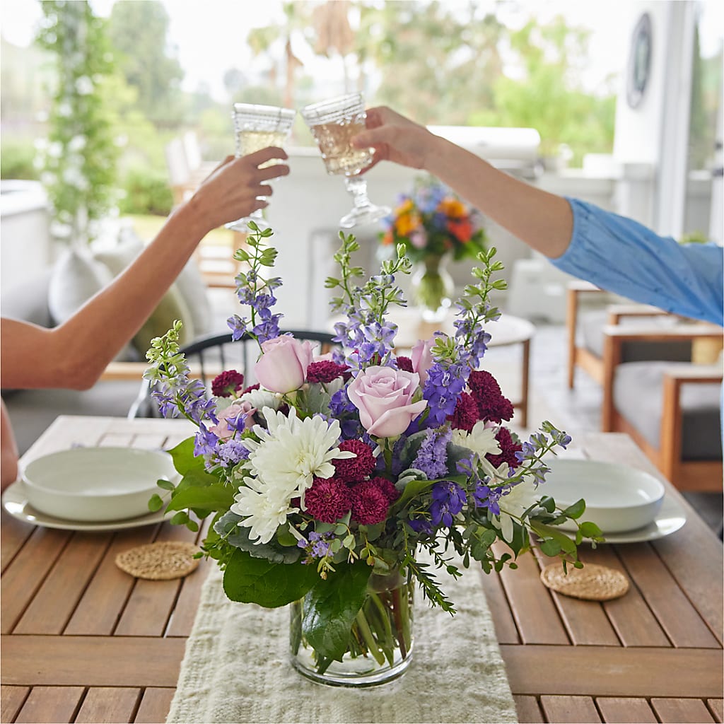 Violet Frost Bouquet –  Eastland Heaven Sent Floral, Eastland TX