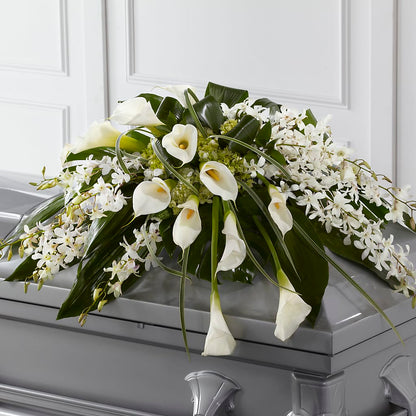 Angel Wings Casket Spray –  Eastland Heaven Sent Floral, Eastland TX
