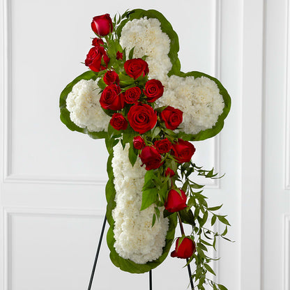 Floral Cross Easel –  Eastland Heaven Sent Floral, Eastland TX