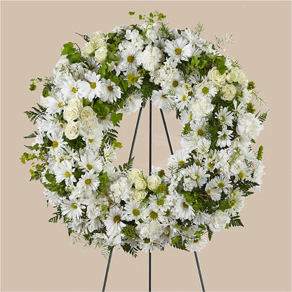 Faithful Wishes Wreath –  Eastland Heaven Sent Floral, Eastland TX