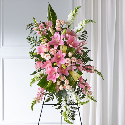Elegant Embrace Standing Spray –  Eastland Heaven Sent Floral, Eastland TX