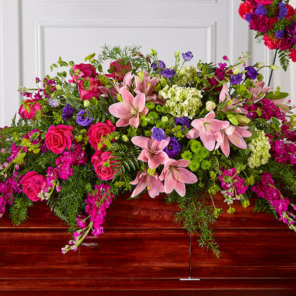 Radiant Tribute Casket Spray –  Eastland Heaven Sent Floral, Eastland TX