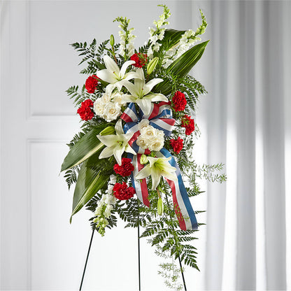 Stars of Life Standing Spray –  Eastland Heaven Sent Floral, Eastland TX