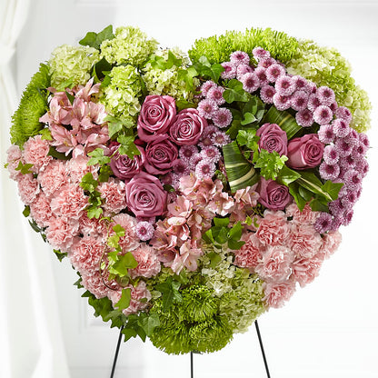 Heartwarming Standing Heart –  Eastland Heaven Sent Floral, Eastland TX