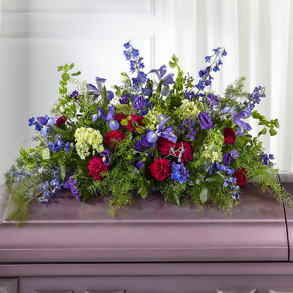 Always Treasured Casket Spray –  Eastland Heaven Sent Floral, Eastland TX