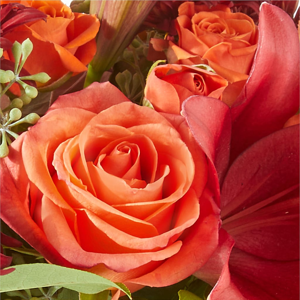 Crimson Leaves Bouquet –  Eastland Heaven Sent Floral, Eastland TX