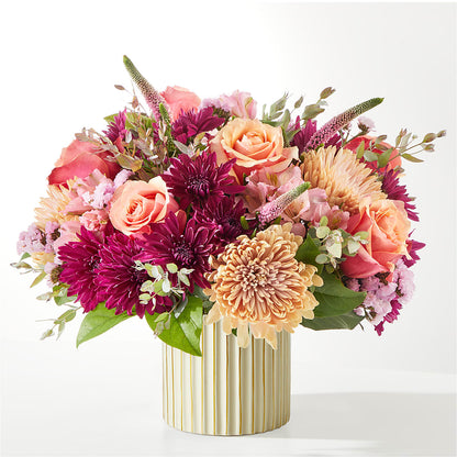 Berry Cobbler Bouquet with Ivory Vase –  Eastland Heaven Sent Floral, Eastland TX