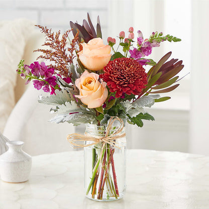 Moody Hues Bouquet –  Eastland Heaven Sent Floral, Eastland TX