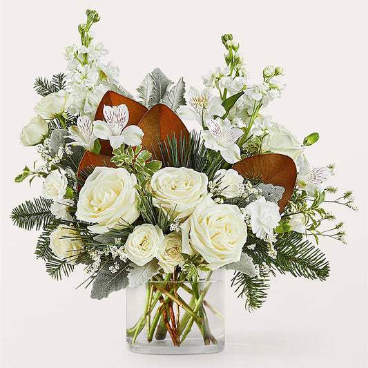Fresh Snowfall Bouquet –  Eastland Heaven Sent Floral, Eastland TX