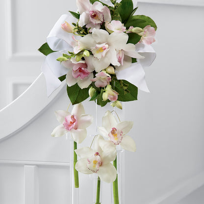 Perfect Entrance Pew Arrangement –  Eastland Heaven Sent Floral, Eastland TX