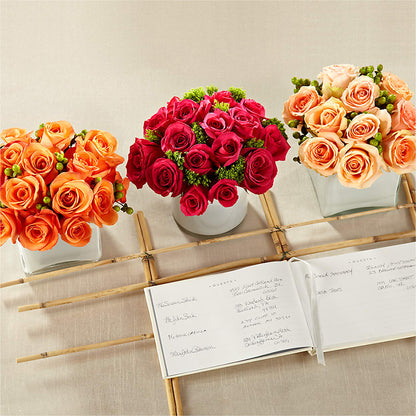 Dawn Rose Centerpiece –  Eastland Heaven Sent Floral, Eastland TX